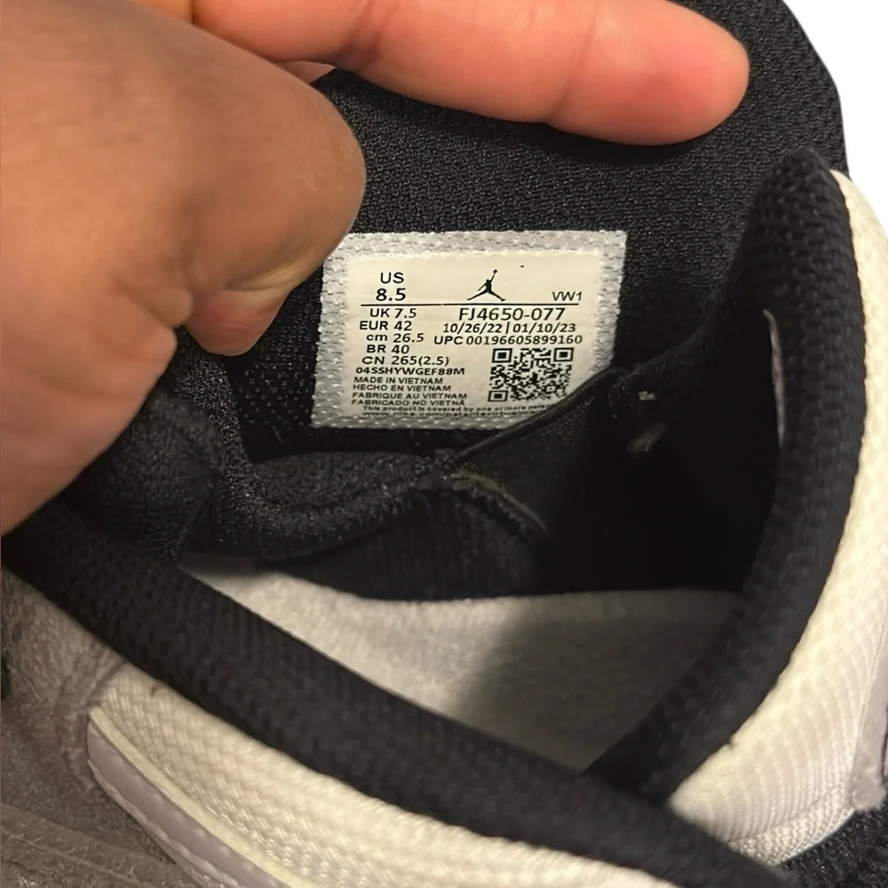 Jordan 6 Rings Cement Grey Men's - FJ4650-077 - US  Size 8.5 - Picture 9 of 14